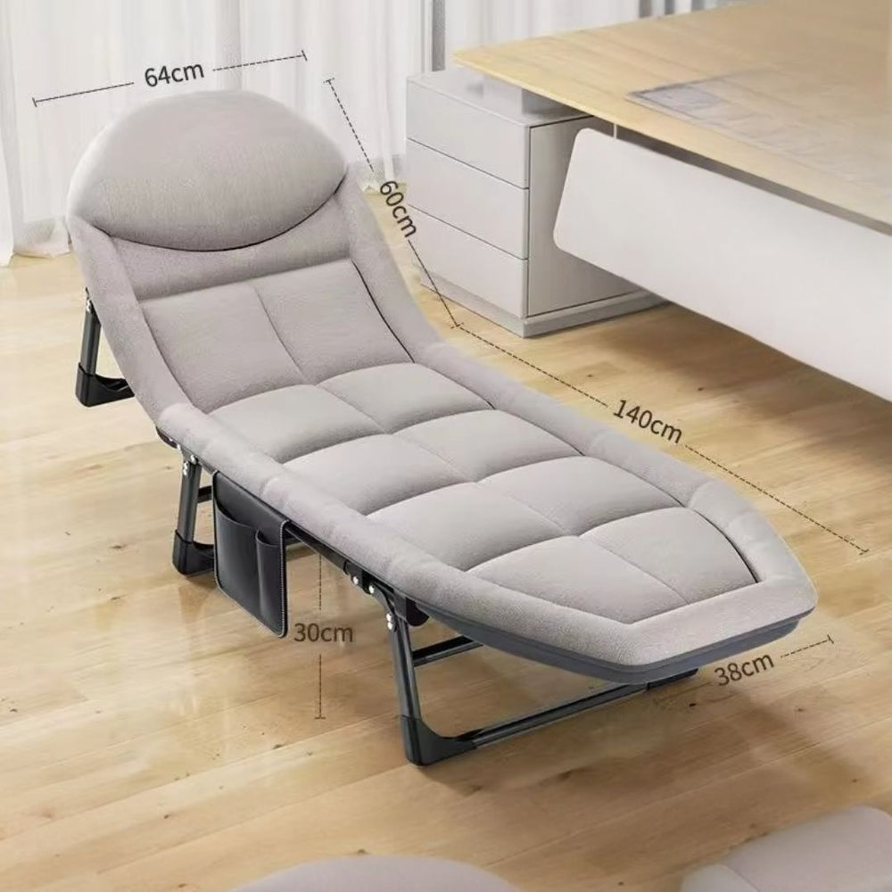 Lit pliant inclinable – lit d’appoint et chaise longue – vue 2