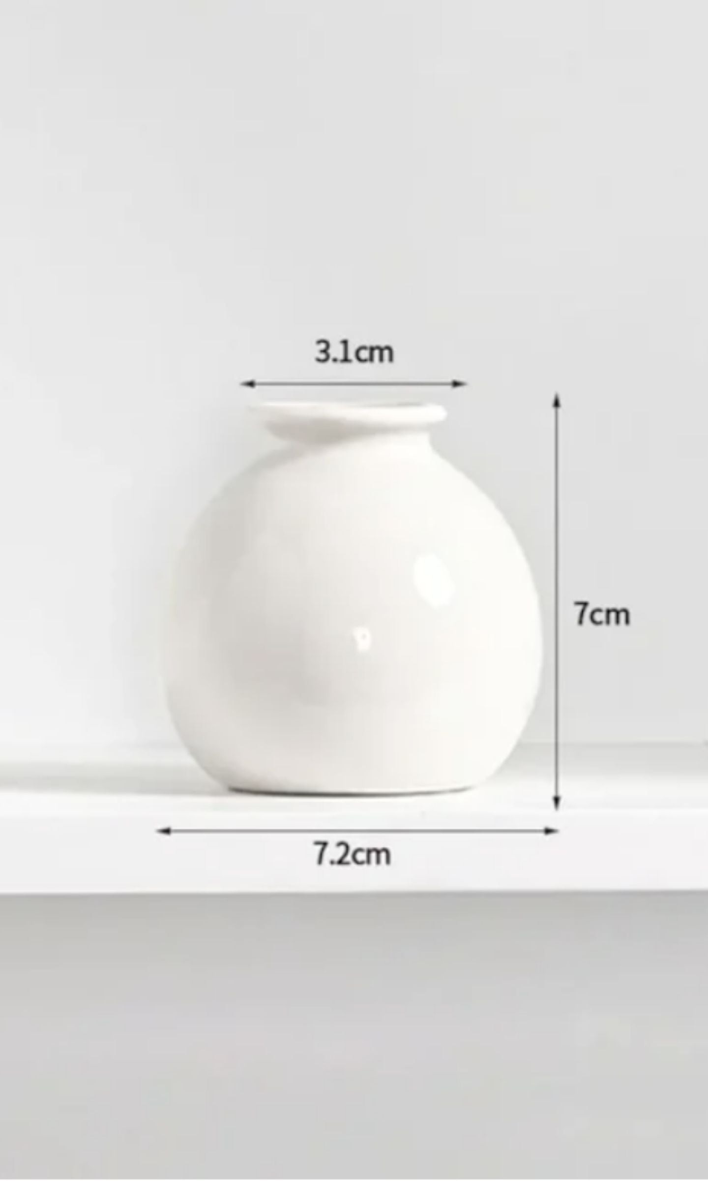 Vase à Fleurs en Céramique Hydroponique