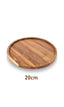 Round Acacia Wood Serving Tray