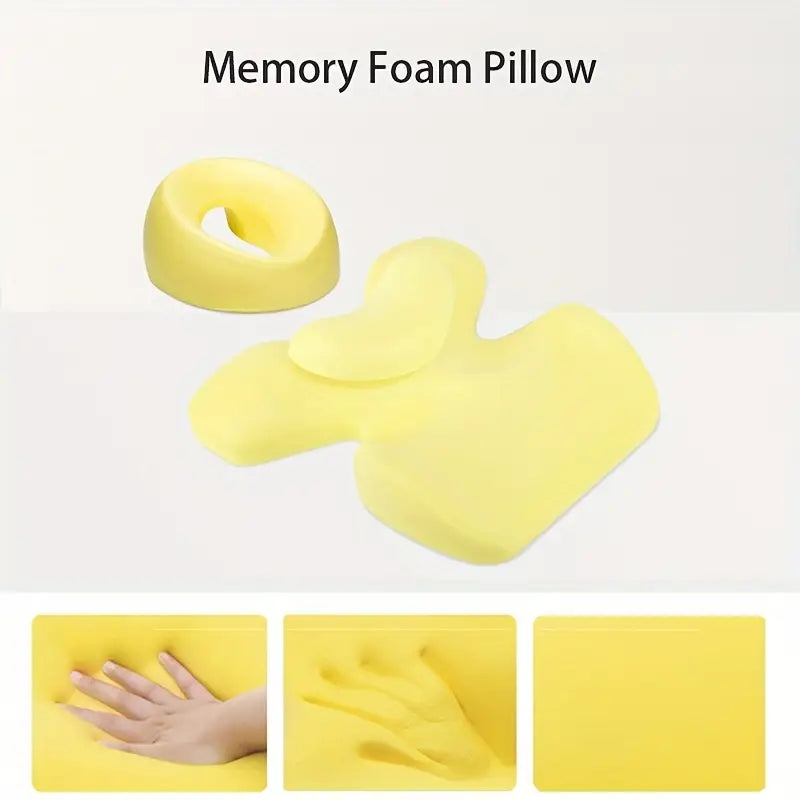 Oreiller de Massage Facial & Cervical – Confort Mémoire de Forme