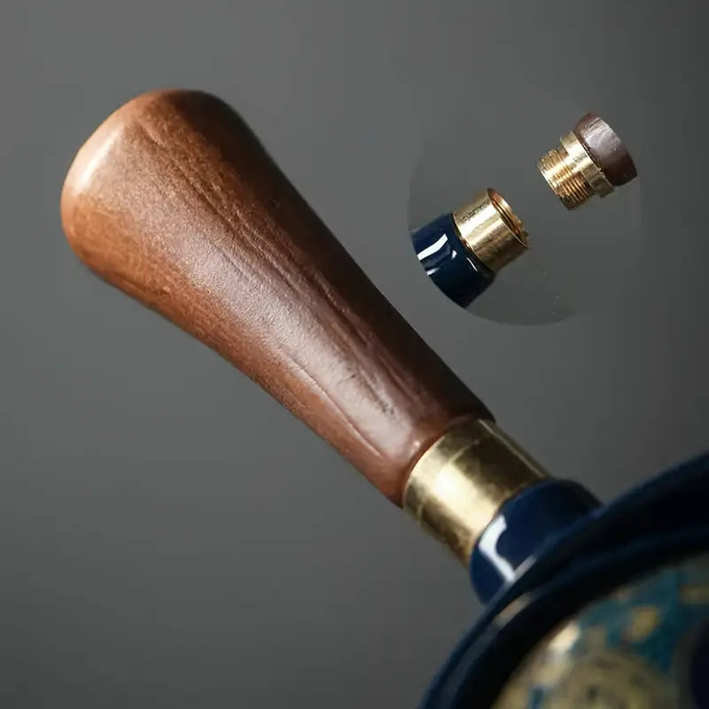 Ensemble de Service à Thé Rétro Rotatif 360° – Portable et Créatif