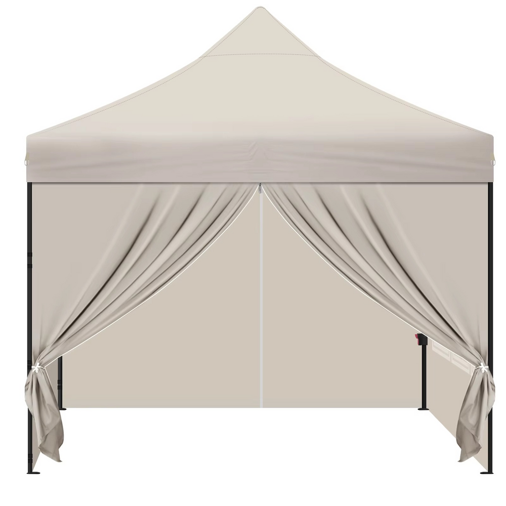 Tente de Fête Étanche et Résistante aux UV avec Pergola Réglable en Hauteur et 4 Parois Latérales Amovibles