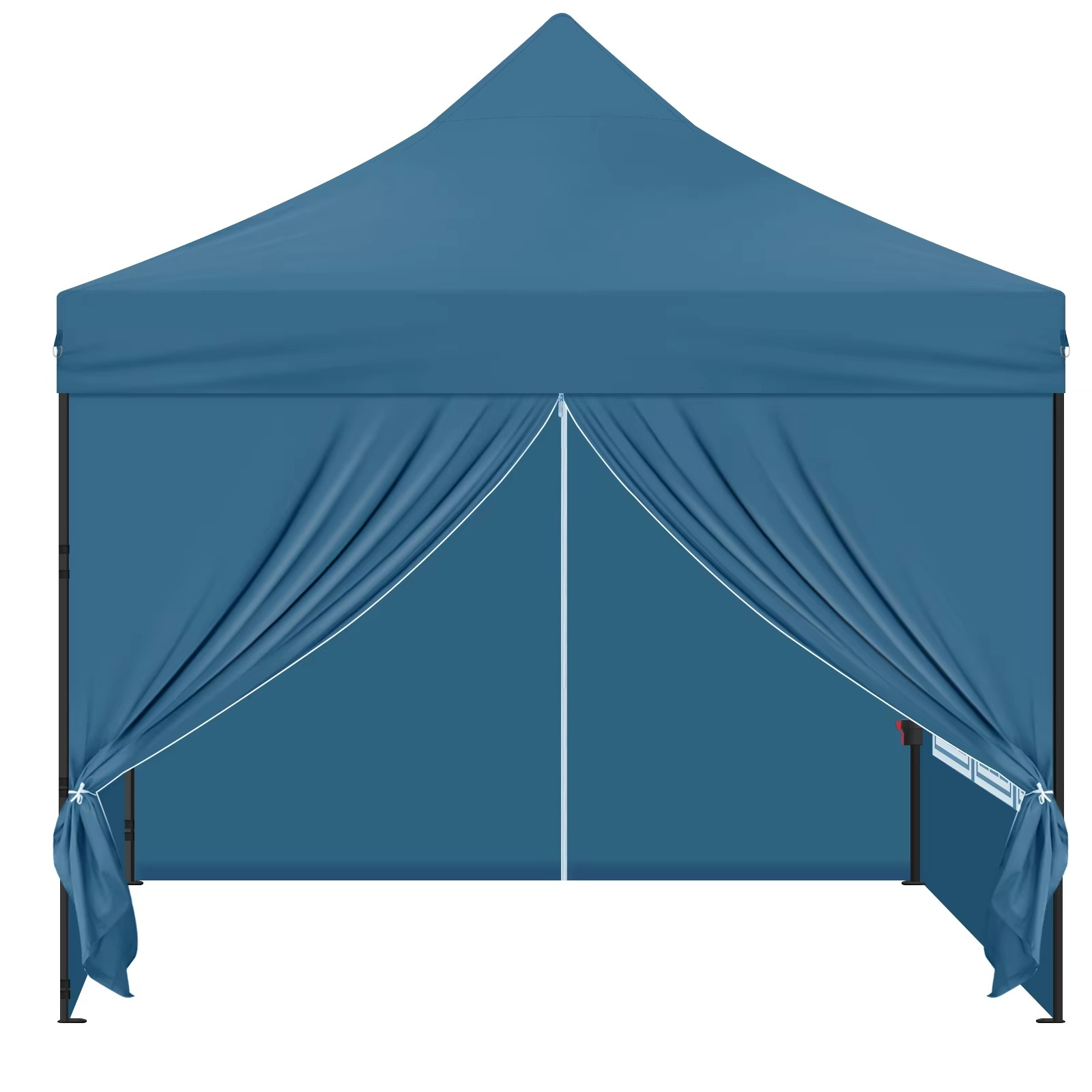 Tente de Fête Étanche et Résistante aux UV avec Pergola Réglable en Hauteur et 4 Parois Latérales Amovibles