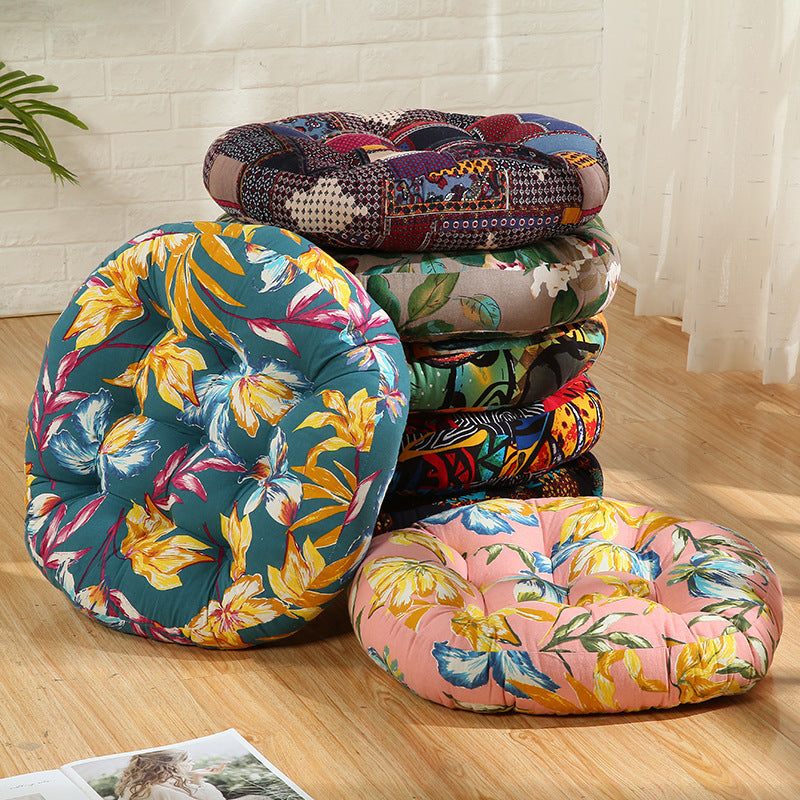 Coussin d'Optique Touffeté Bohème en Lin