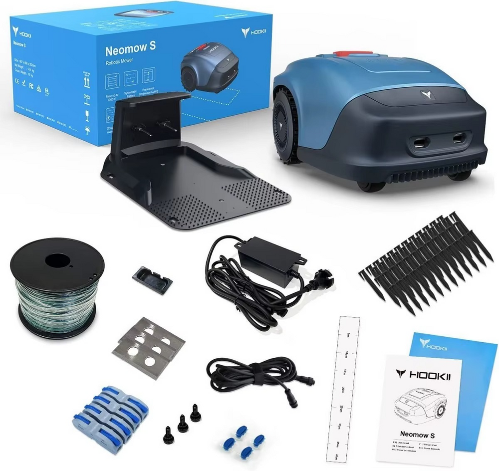 Robot tondeuse HOOKII WIFI-03B1 – Wi-Fi, jusqu’à 1 000 m²