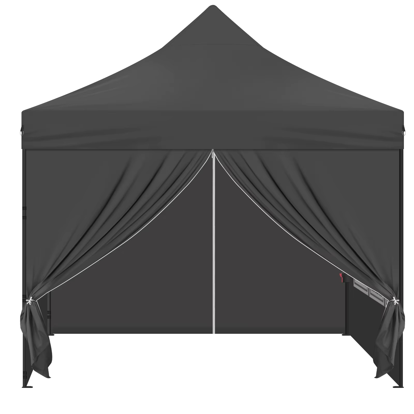 Tente de Fête Étanche et Résistante aux UV avec Pergola Réglable en Hauteur et 4 Parois Latérales Amovibles