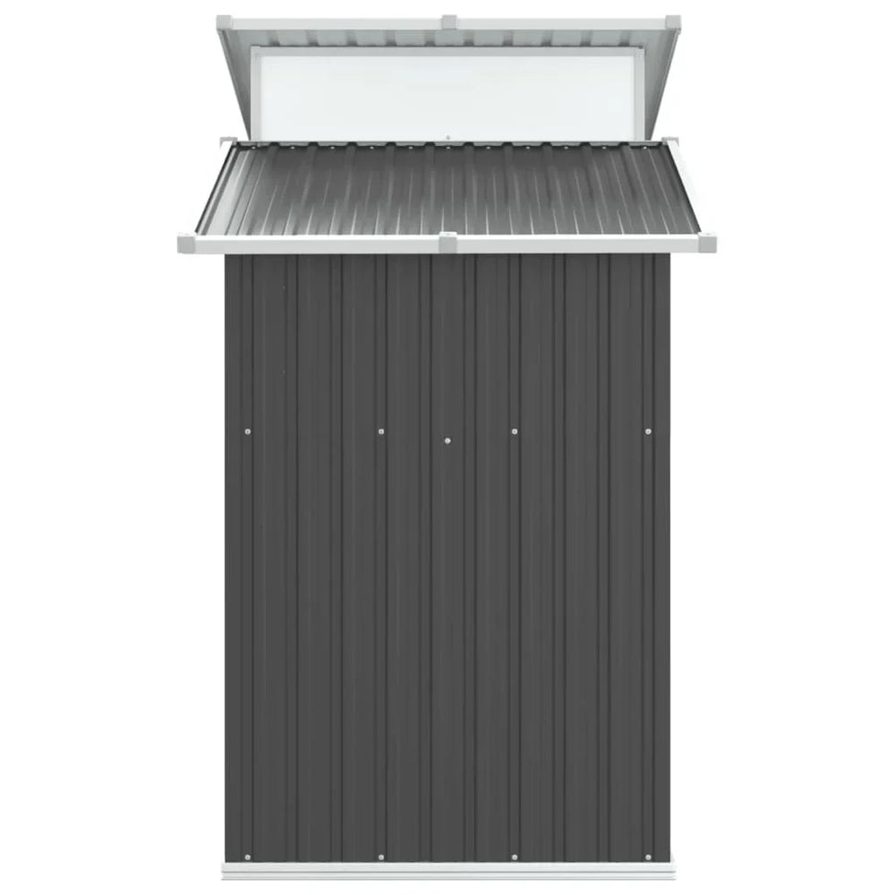Abri de jardin en acier galvanisé - 270 × 130 × 208,5 cm Noir