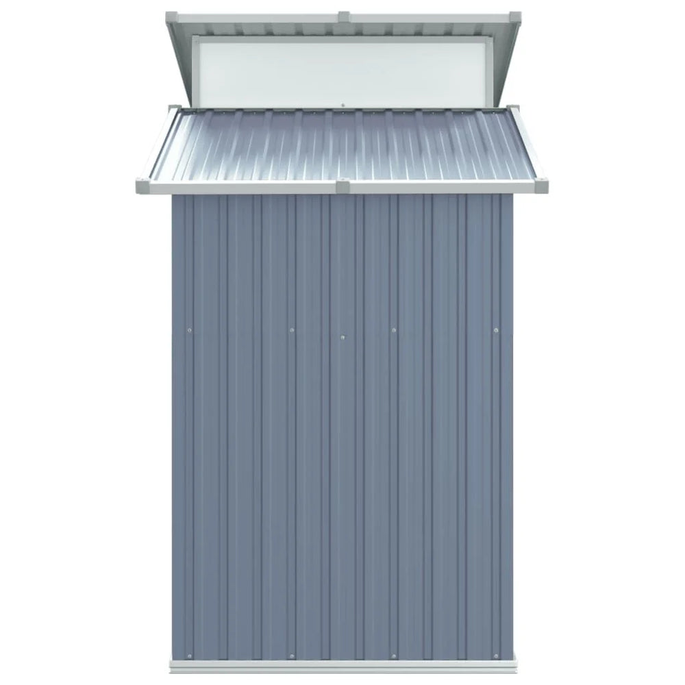 Abri de jardin en acier galvanisé - 270 × 130 × 208,5 cm Gris