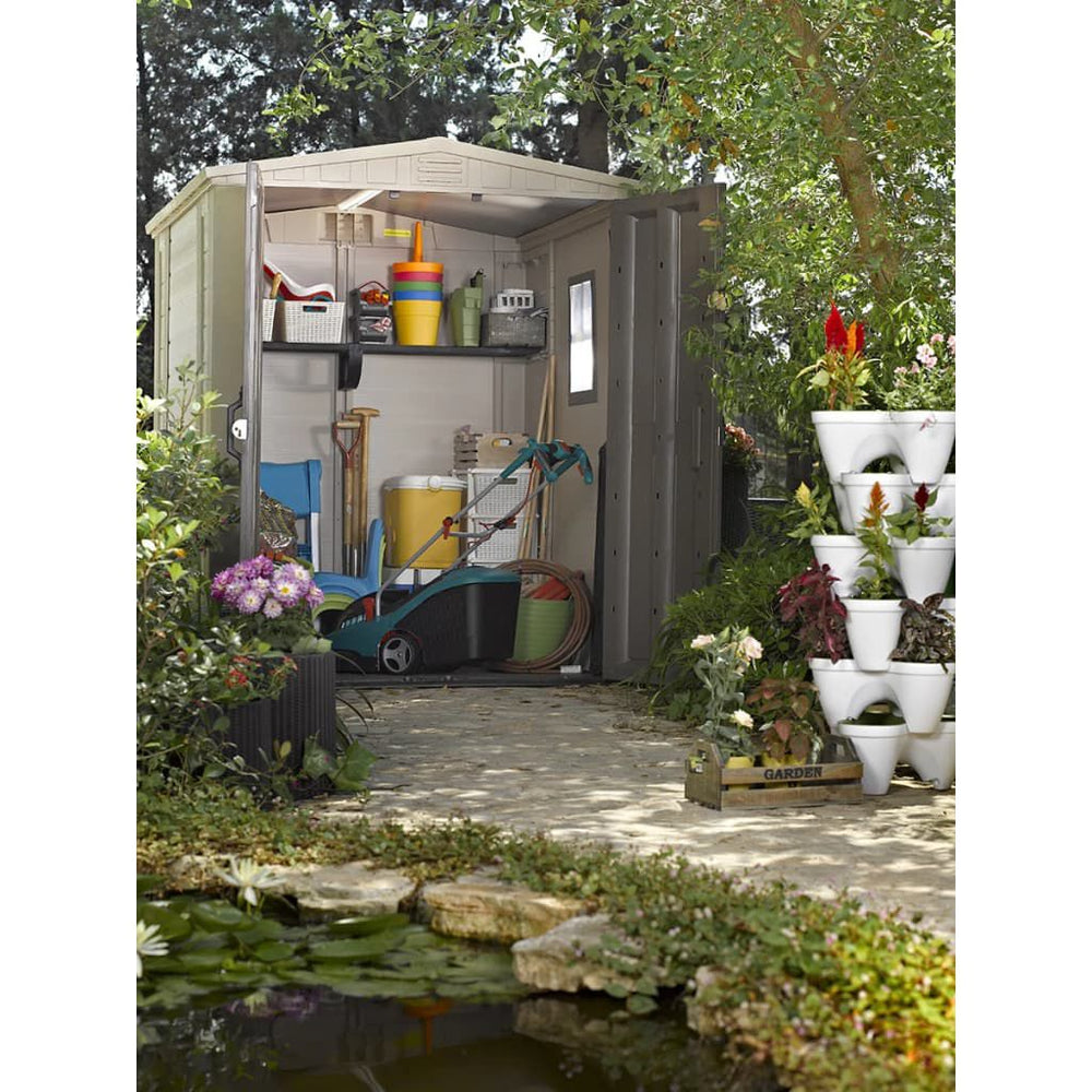 Abri de jardin Keter Factor 88 - 178 × 195,5 × 208 cm Beige