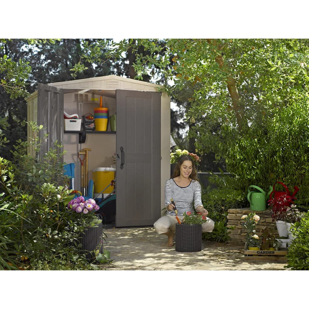 Abri de jardin Keter Factor 88 - 178 × 195,5 × 208 cm Beige