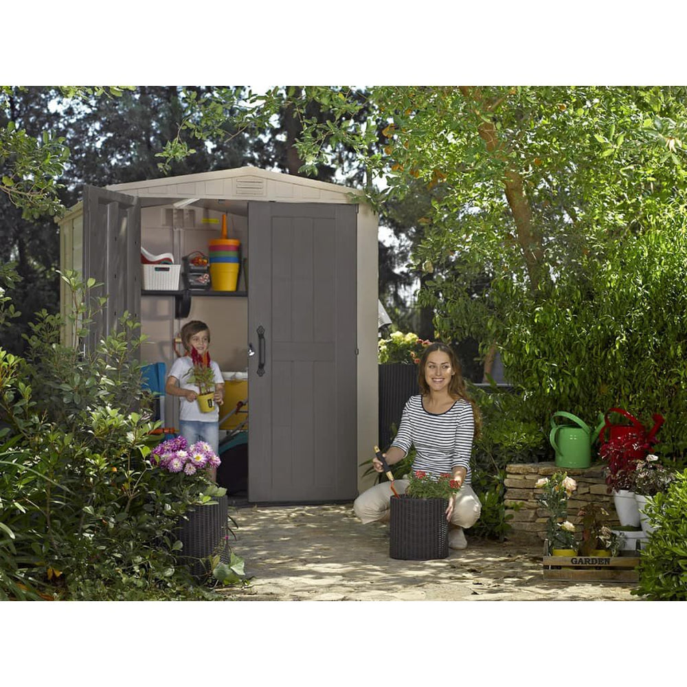 Abri de jardin Keter Factor 88 - 178 × 195,5 × 208 cm Beige