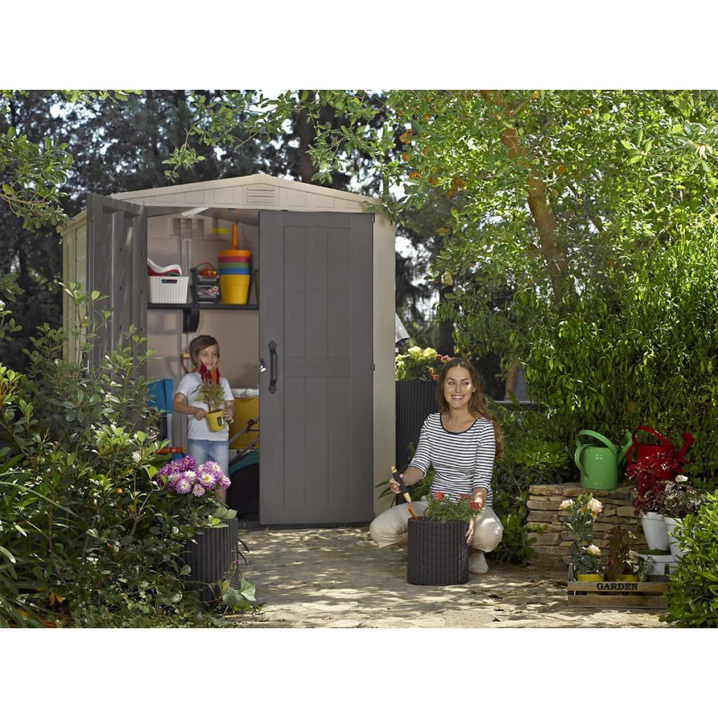 Abri de jardin Keter Factor 88 - 178x195,5x208 cm Beige