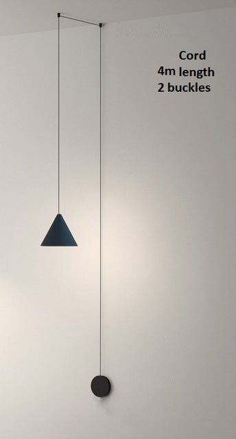 Lampe Géométrique en Métal Noir – Éclairage LED Décoratif