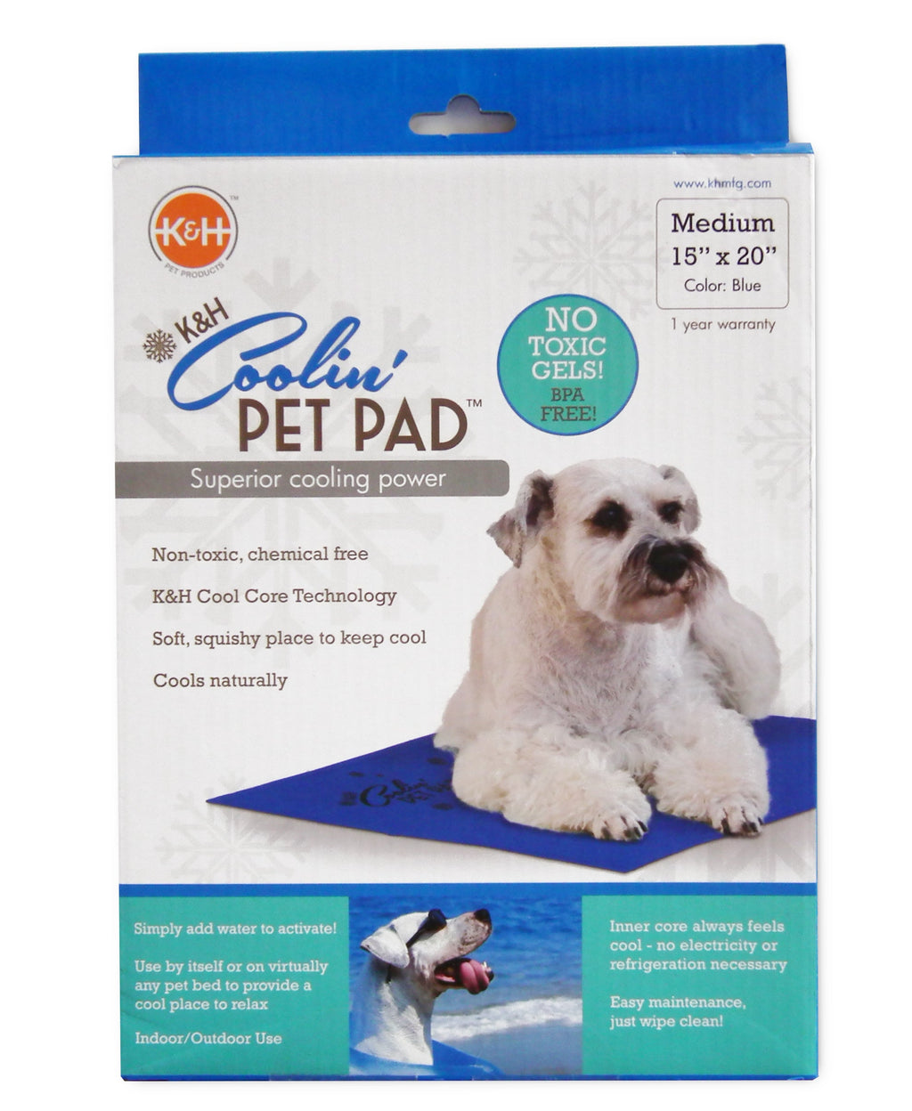 Coussin de voyage rafraîchissant pour chien