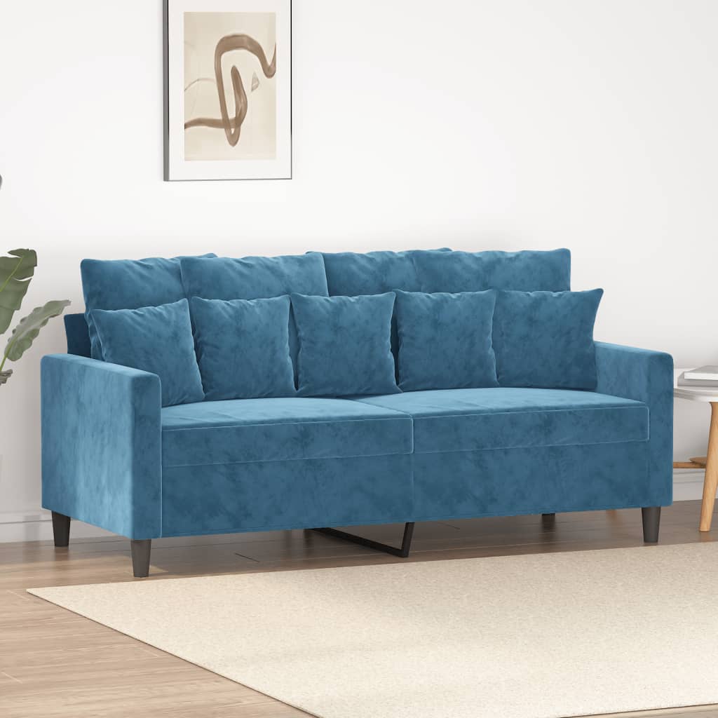 Canapé en velours – Disponible de 60 à 180 cm