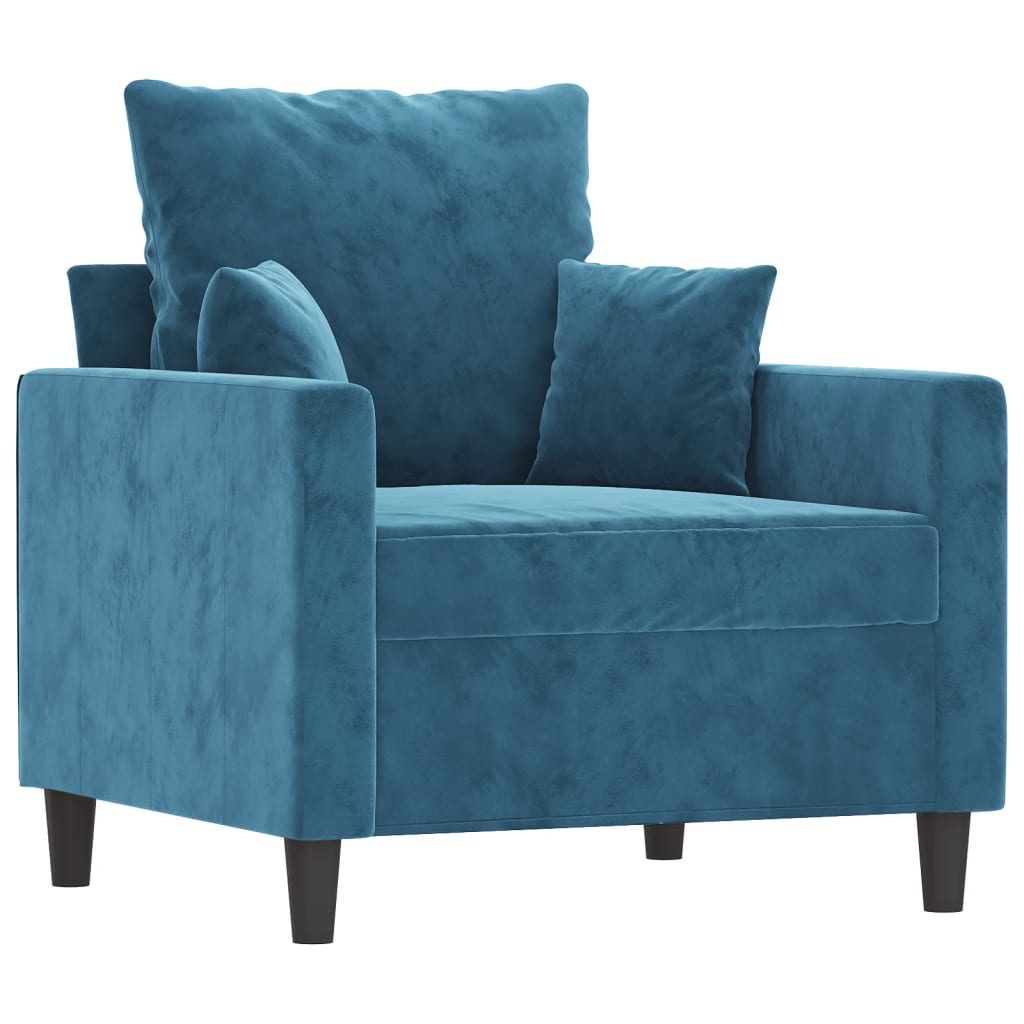 Canapé en velours – Disponible de 60 à 180 cm