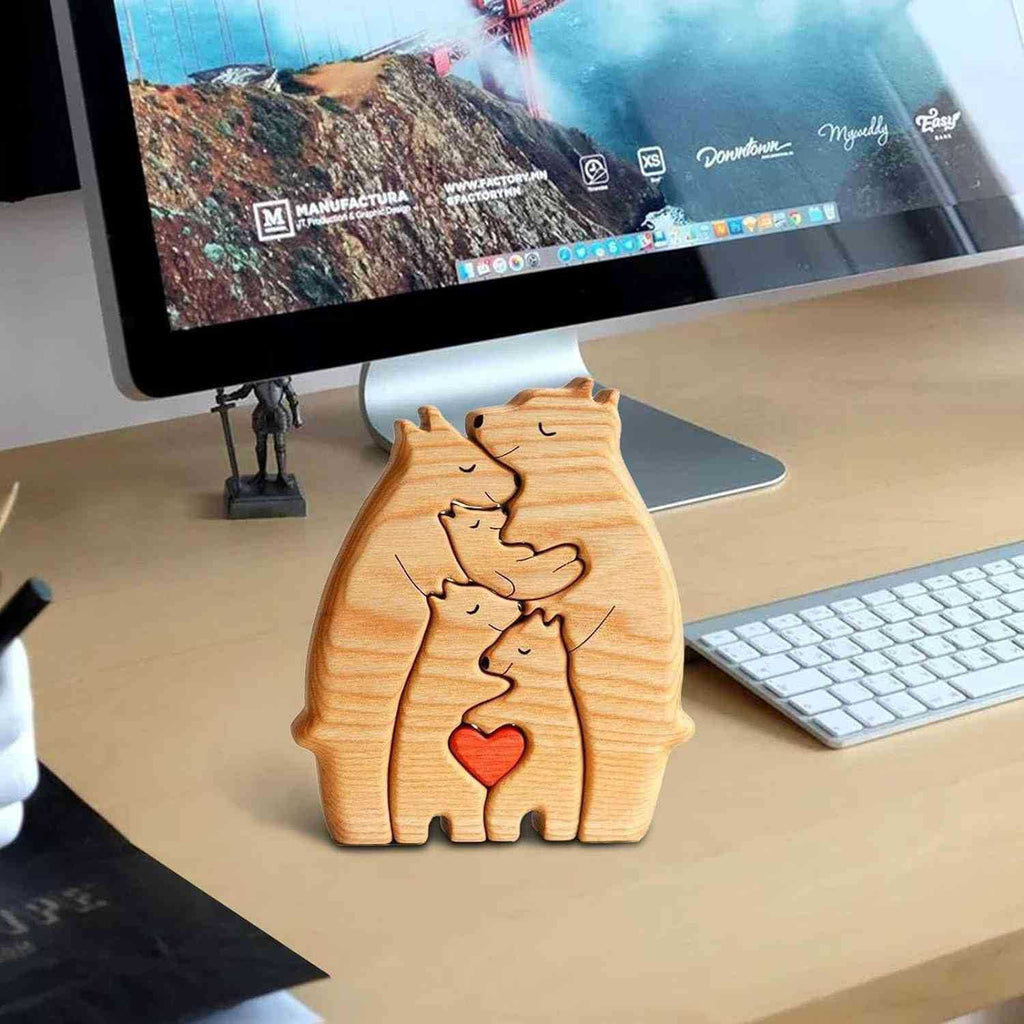 Customizable wooden puzzle