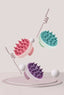 Brosse de massage pour cheveux en silicone souple