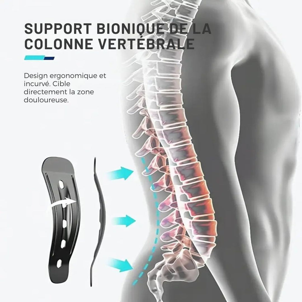 Ceinture de Soutien Lombaire en Néoprène pour Hommes – Compression Double et Maintien du Dos