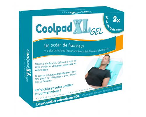 Large cooling pillow top with gel, the Coolpad XL Gel