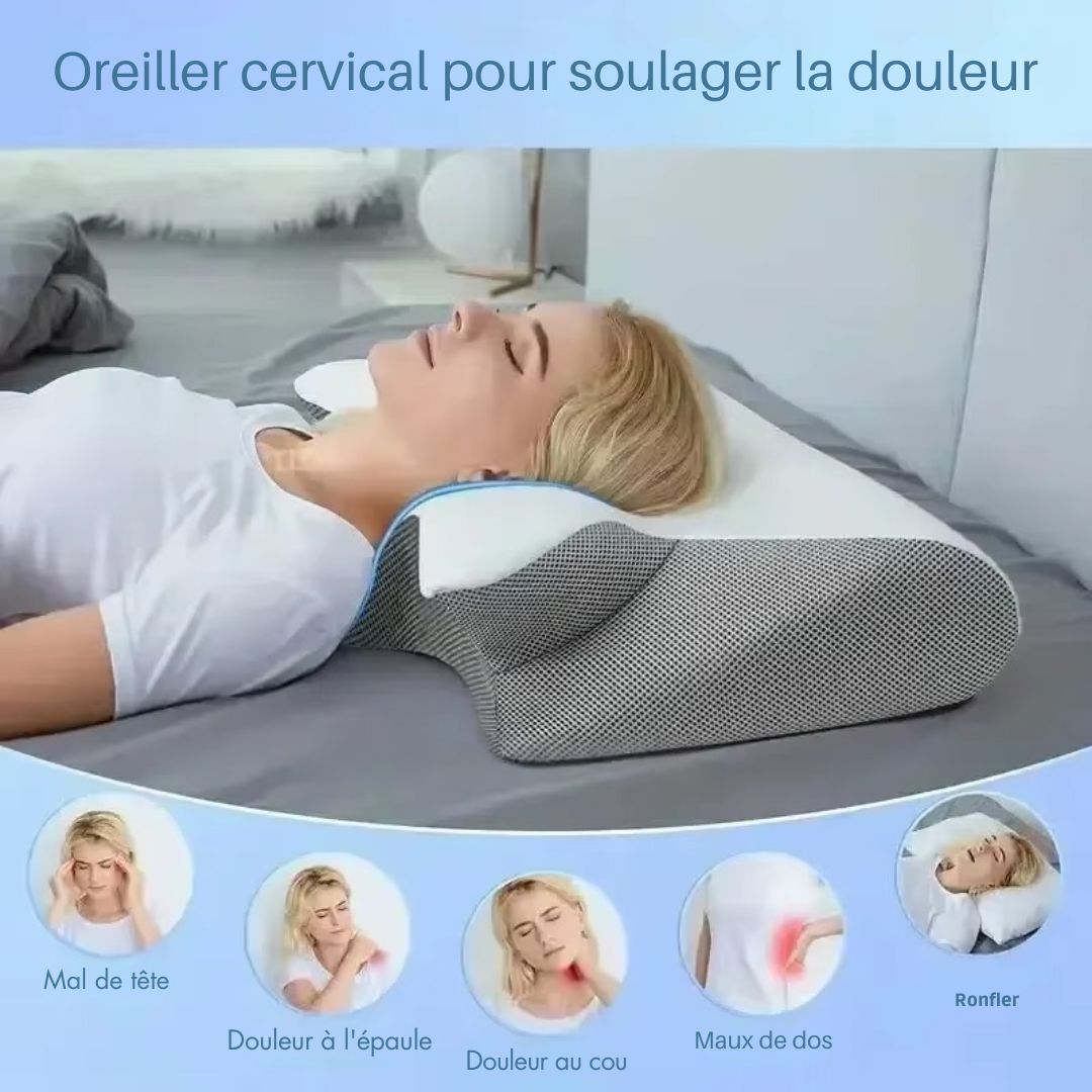Coussin cervicales en Mousse à Mémoire de Forme