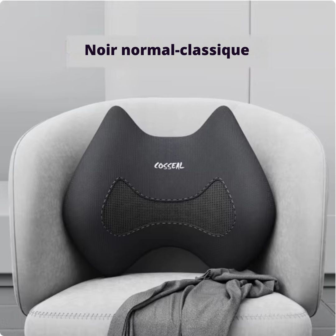 Appui-tête Réglable Ergonomique pour Chaise de Bureau – Soutien Cervical et Lombaire