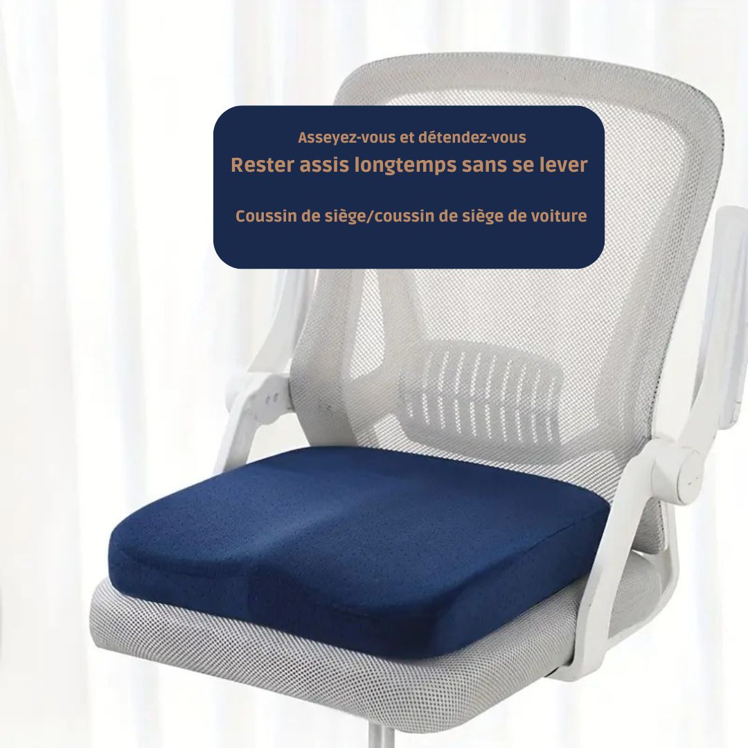 Coussin ergonomique en mousse – Soutien Lombaire pour Bureau & Voiture