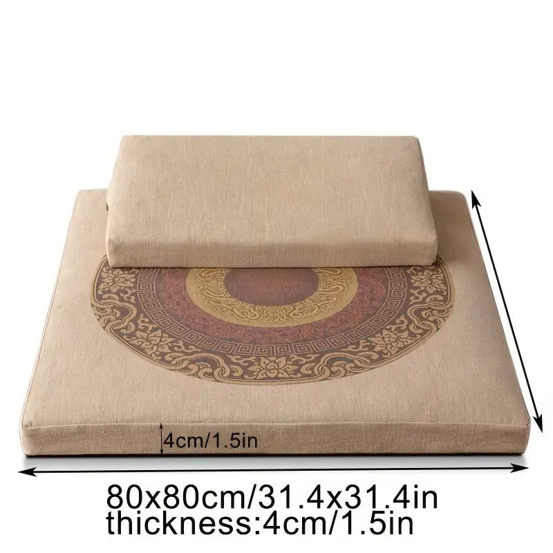 Coussin de Méditation Tatami Japonais – Confort & Élégance