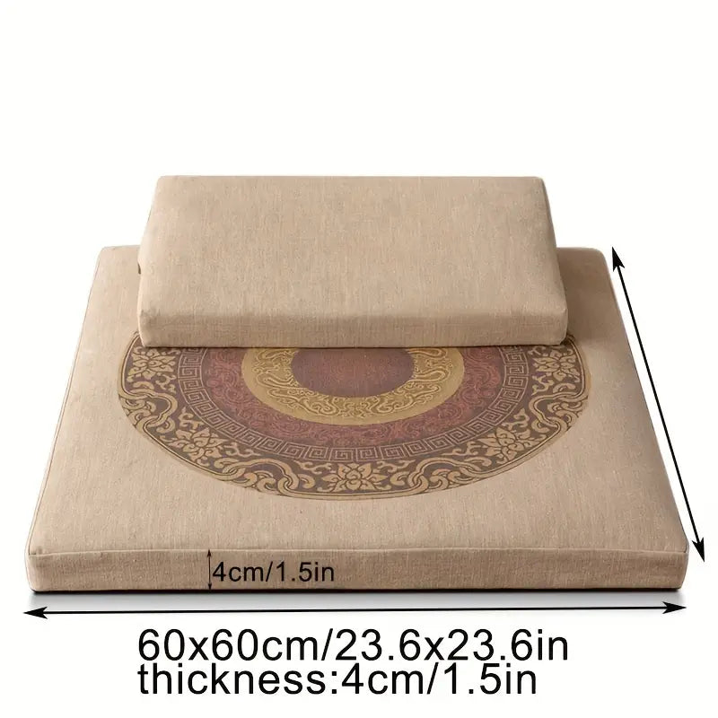 Coussin de Méditation Tatami Japonais – Confort & Élégance