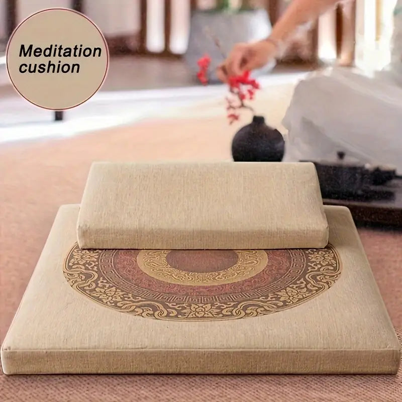 Coussin de Méditation Tatami Japonais – Confort & Élégance