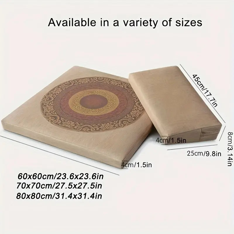 Coussin de Méditation Tatami Japonais – Confort & Élégance