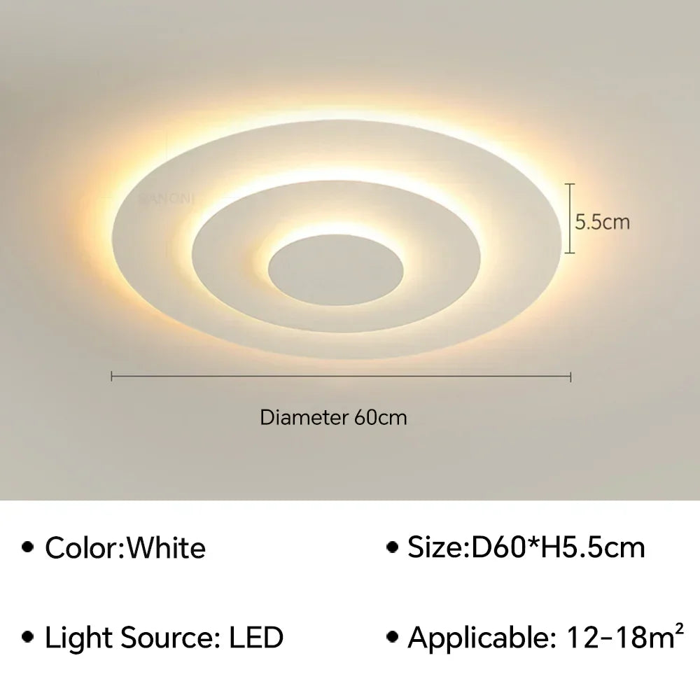 Plafonnier LED Géométrique - Design Moderne