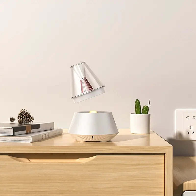 Diffuseur d’Huiles Essentielles – Design Ovale avec Lumière de Bougie et Télécommande