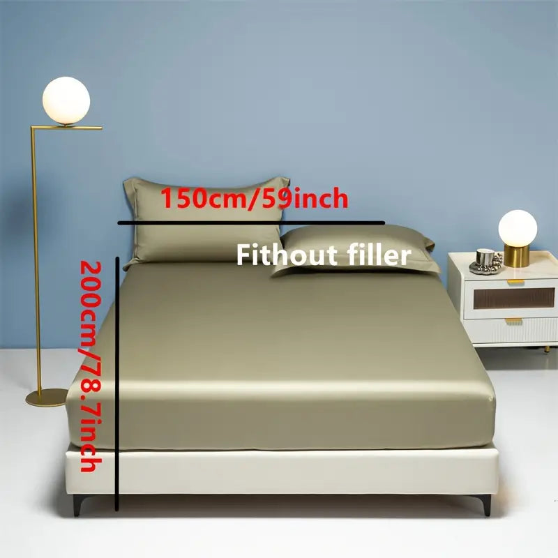 Drap-housse en lyocell de luxe 300TC – Élégance, Douceur et Respiration Absolue