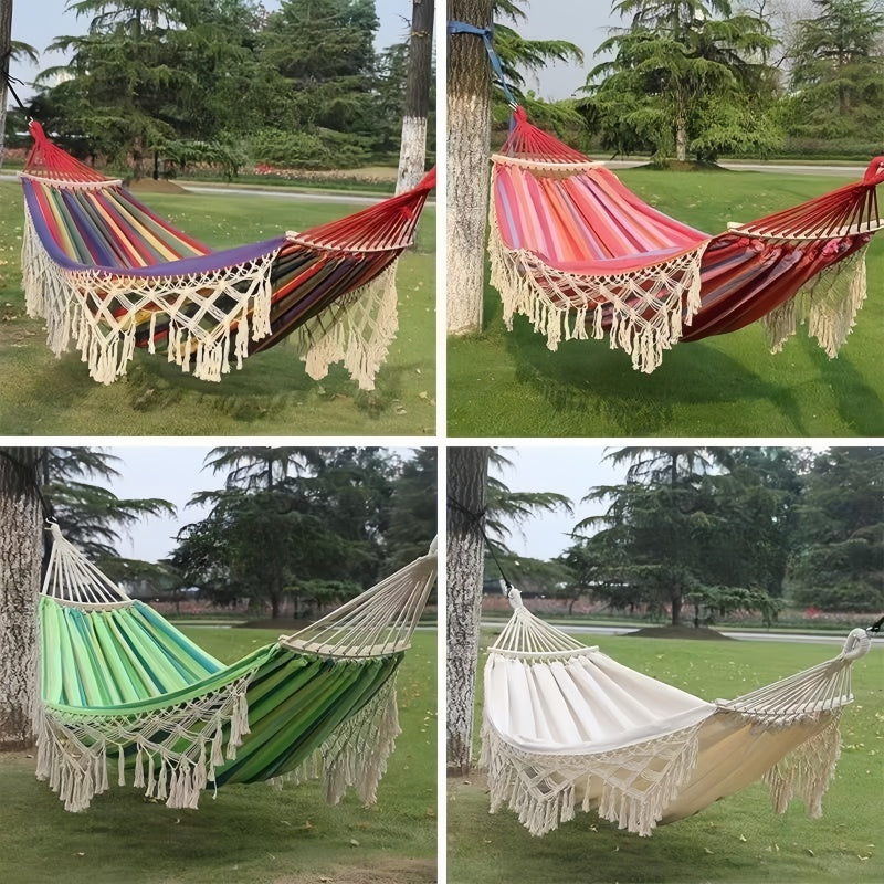 Hamac de Camping & Chaise Pivotante en Toile