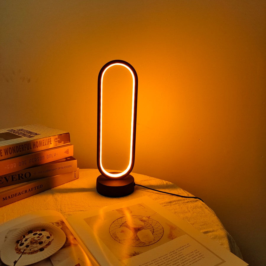 Lampe de chevet LED en forme d’anneau
