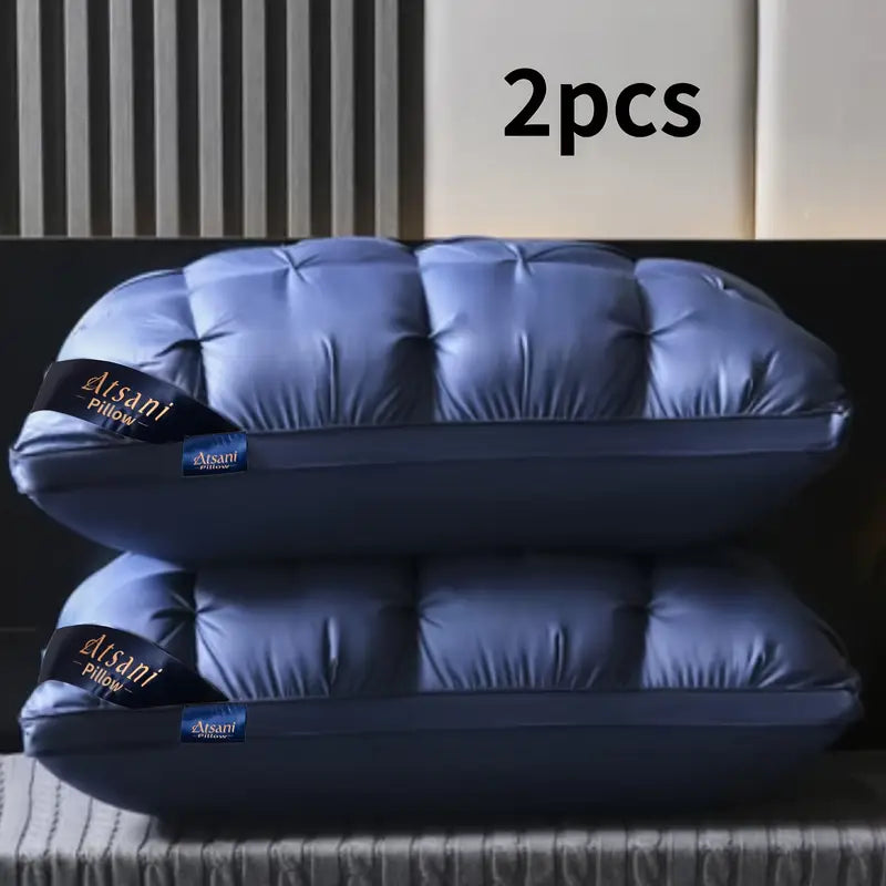 Ensemble de 2 Oreillers "Pain" en Velours – Collection Hôtel Prestige