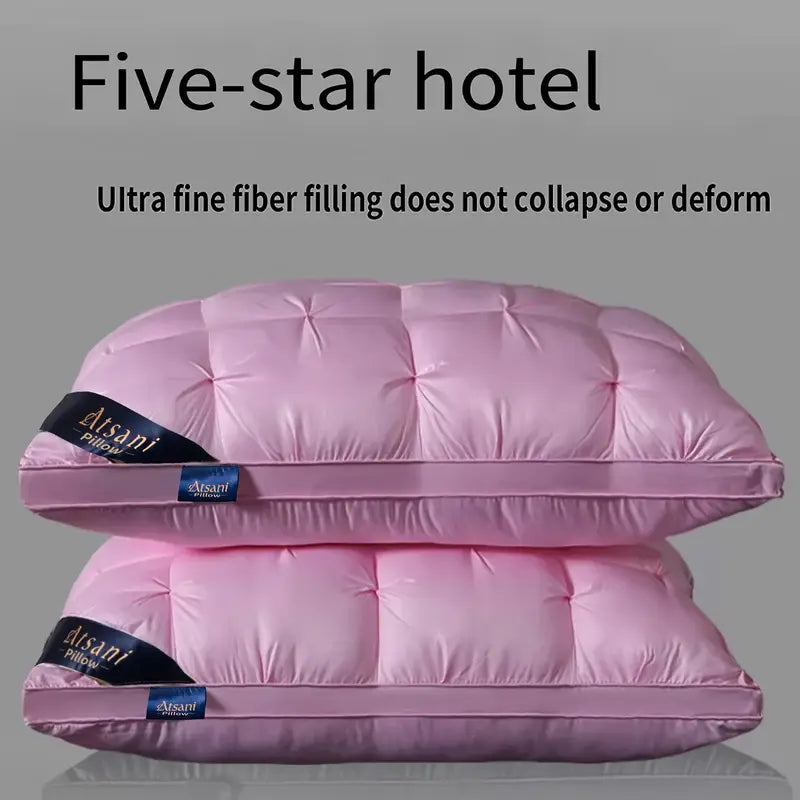 Ensemble de 2 Oreillers "Pain" en Velours – Collection Hôtel Prestige