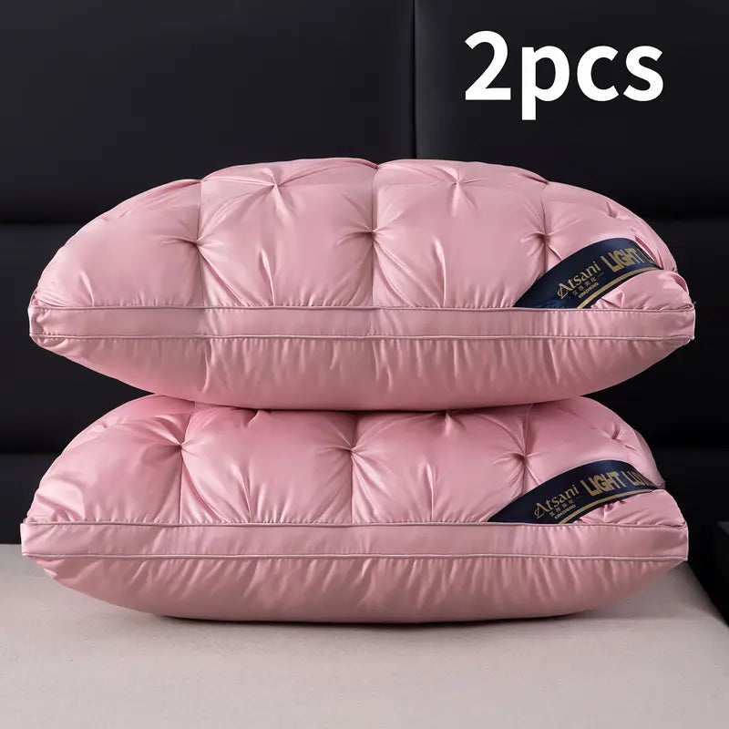 Ensemble de 2 Oreillers "Pain" en Velours – Collection Hôtel Prestige