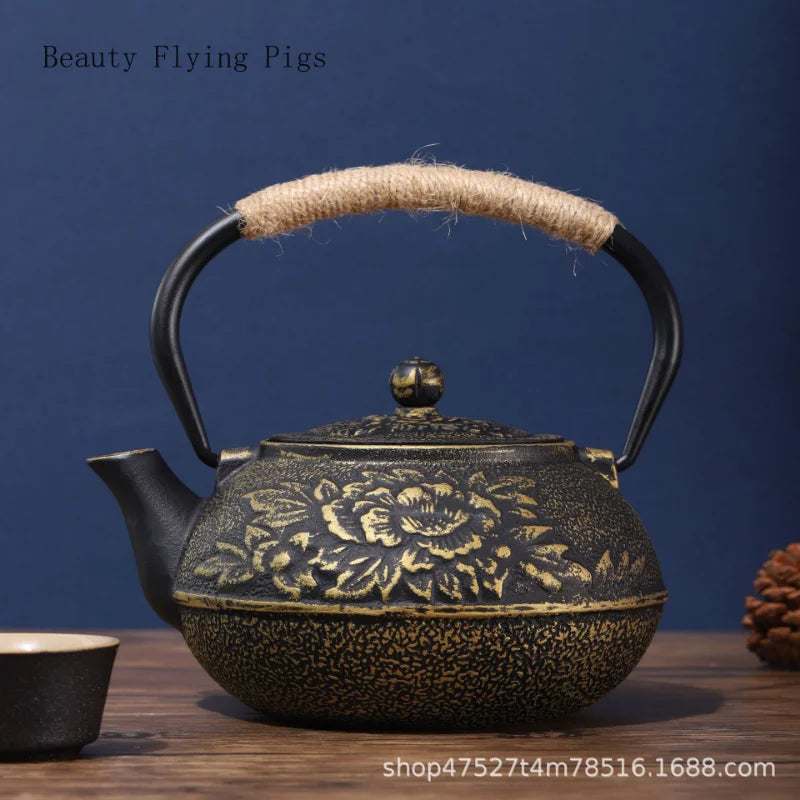 Retro Cast Iron Teapot - The Elegance of Tradition