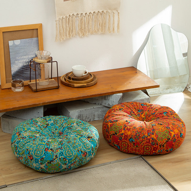 Coussin de Siège Carré Imprimé Portatif