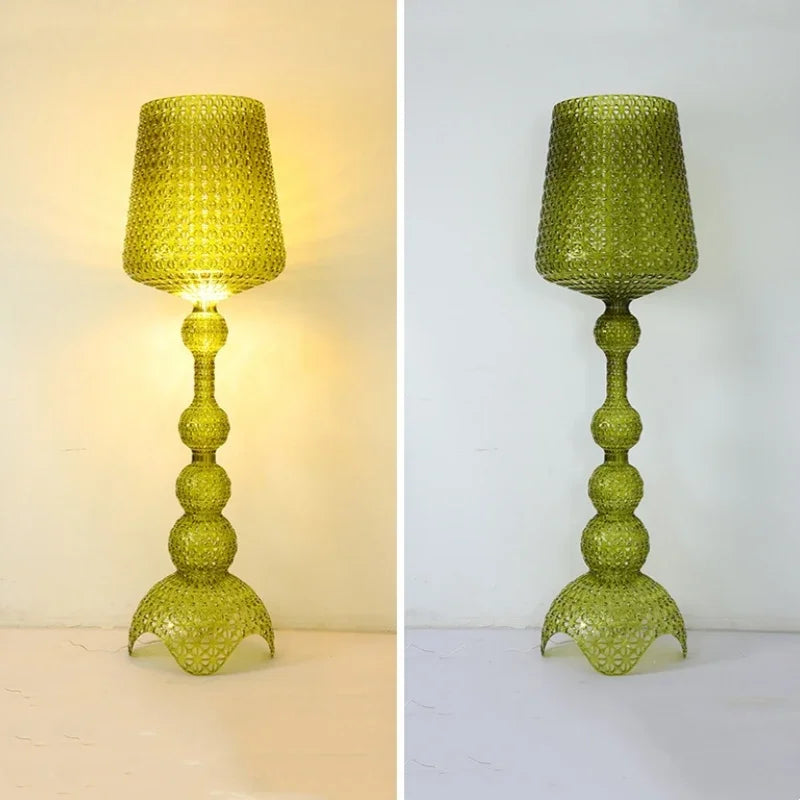 Lampadaire sculptural design – Style italien, éclairage LED