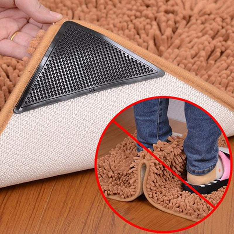 Anti-slip strip for carpet or doormat