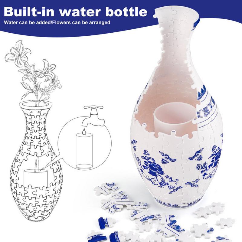 Vase Puzzle 3D en Plastique