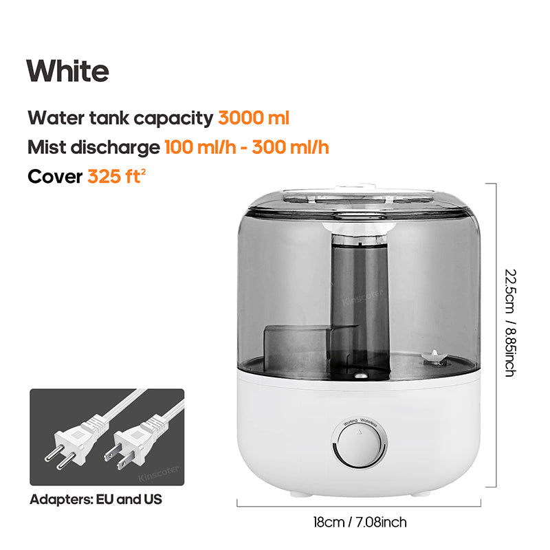 Humidificateur d'Air Professionnel 3L