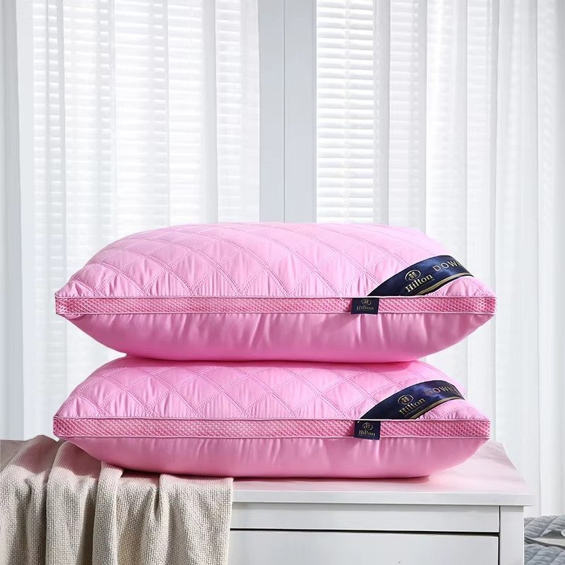 Oreiller garni de soie – 4 hauteurs, 8 coloris