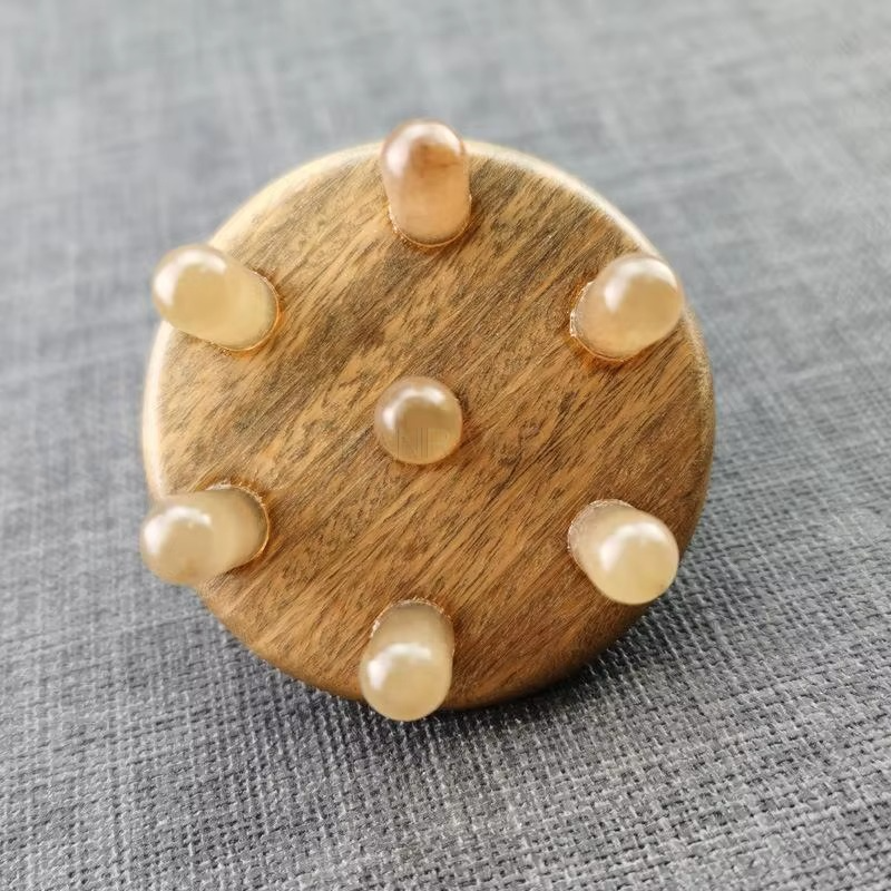 Peigne de Massage en Corne Naturelle – Brosse à Shampooing