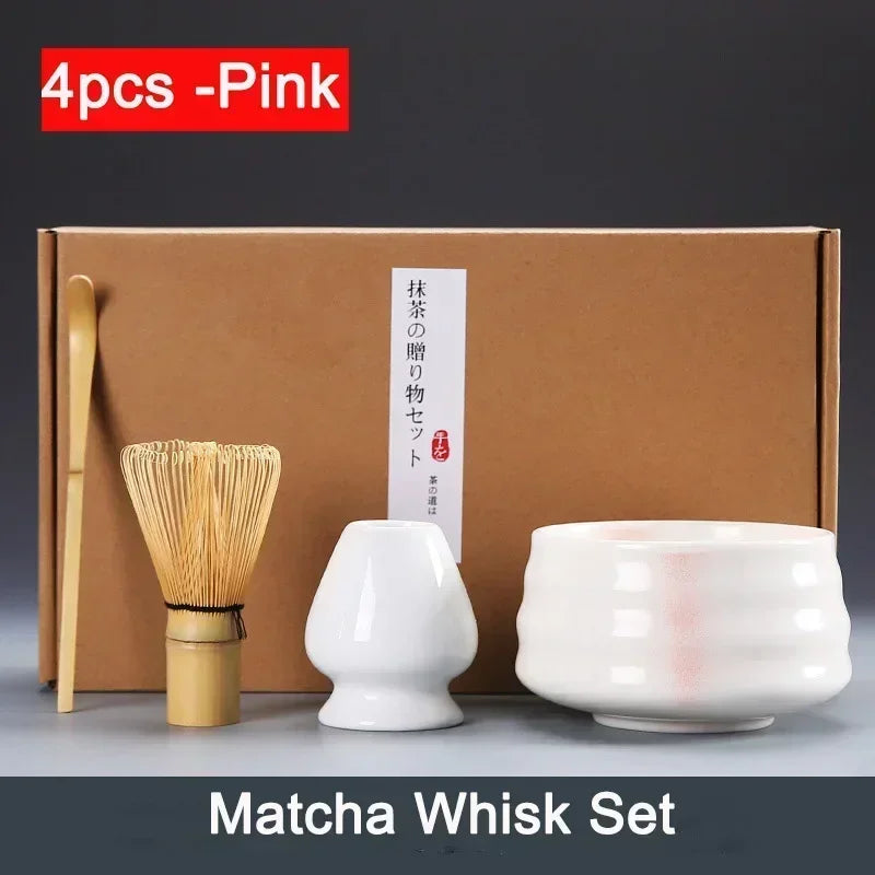 Ensemble de Brosses à Thé en Bambou– L'Art du Matcha Japonais dans un Coffret d'Exception