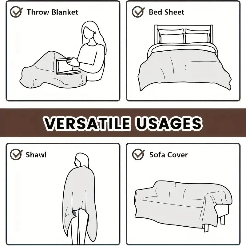 Housse de Canapé en Peluche Motif Feuille – Style Boho & Protection Élégante