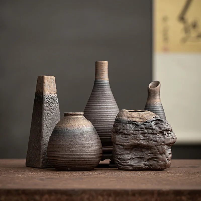 Imitation Stone Pottery Teapot – The Harmony of Tea and Nature